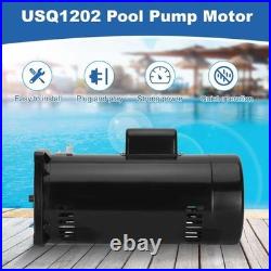 2 HP 3450 RPM 48Y Frame Square Flange 230V Swimming Pool Motor # USQ1202
