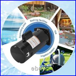 2 HP 3450 RPM 48Y Frame Square Flange 230V Swimming Pool Motor # USQ1202