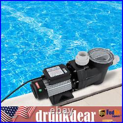 2 HP In/Above Ground Pool Pump 1500W Self Primming Swimming Pool Pump with Timer