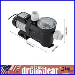 2 HP In/Above Ground Pool Pump 1500W Self Primming Swimming Pool Pump with Timer
