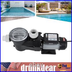 2 HP In/Above Ground Pool Pump 1500W Self Primming Swimming Pool Pump with Timer