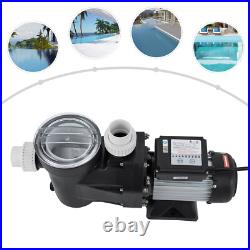 2 HP In/Above Ground Pool Pump 1500W Self Primming Swimming Pool Pump with Timer