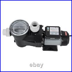 2 HP In/Above Ground Pool Pump 1500W Self Primming Swimming Pool Pump with Timer