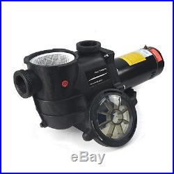 2 HP Inground Above Ground Swimming Pool Pumps W Strainer Basket 2 Inlet Outlet