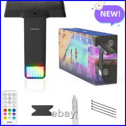 2-Pack Solar Pool Lights Inground & Above Ground RGB Waterproof WithRemote SANSI