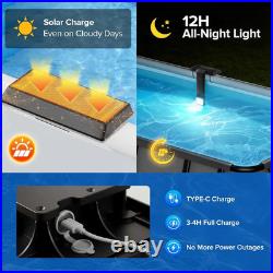 2-Pack Solar & USB Pool Lights Inground & Above Ground Pool 36-LEDs IP68 Remote 2-Pack Solar & USB Pool Lights Inground & Above Ground Pool 36-LEDs IP68 Remote