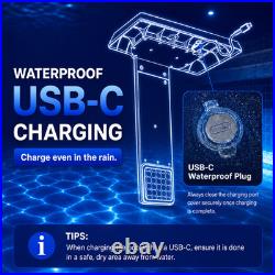 2-Pack Solar & USB Pool Lights Inground & Above Ground Pool 36-LEDs IP68 Remote 2-Pack Solar & USB Pool Lights Inground & Above Ground Pool 36-LEDs IP68 Remote