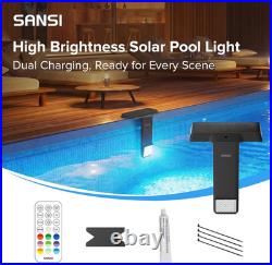2-Pack Solar & USB Pool Lights Inground & Above Ground Pool 36-LEDs IP68 Remote 2-Pack Solar & USB Pool Lights Inground & Above Ground Pool 36-LEDs IP68 Remote