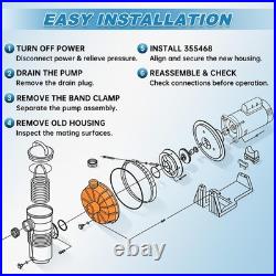 355468 Front Housing Compatible with Pentair Challenger Pump