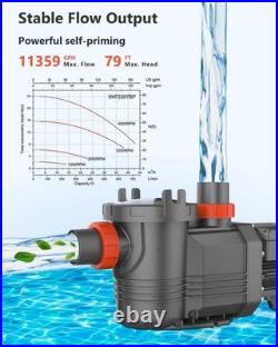 3.0 HP Variable Speed Swimming Pool Pump