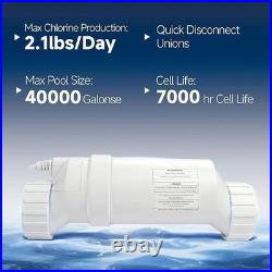 40,000 Gallons For Hayward W3t-Cell-15 Swimming Pool Salt Chlorine Generator