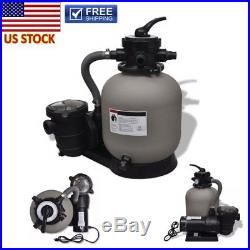 4500 GPH Water System with Sand Filter Pump Clear Above Ground Swimming Pool Set