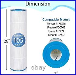 4X PCC105 Pool Filter Replace for Pentair CCP420 Unicel C-7471 Ultra-A6 #178584 4X PCC105 Pool Filter Replace for Pentair CCP420 Unicel C-7471 Ultra-A6 #178584