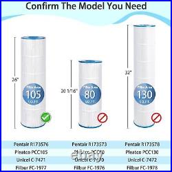 4X PCC105 Pool Filter Replace for Pentair CCP420 Unicel C-7471 Ultra-A6 #178584 4X PCC105 Pool Filter Replace for Pentair CCP420 Unicel C-7471 Ultra-A6 #178584