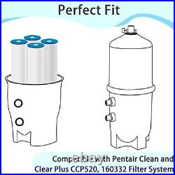 4-Pack CCP520 Pool Filter Cartridges Replacement for Pentair Clean & Clear Plus