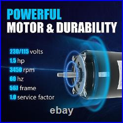 56J 1.5 HP Pool Pump UST1152 SP2610X15 Pool Pump Motor Kit Swimming Pool Pump