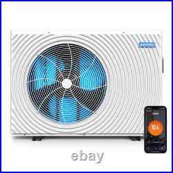 60000 BTU Pool Heater & Chiller Full Inverter Heat Pump In/Above Ground, 21K Gal
