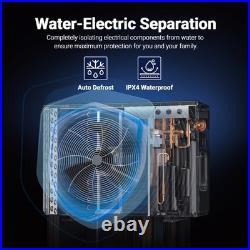 60000 BTU Pool Heater & Chiller Full Inverter Heat Pump In/Above Ground, 21K Gal