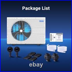 60000 BTU Pool Heater & Chiller Full Inverter Heat Pump In/Above Ground, 21K Gal