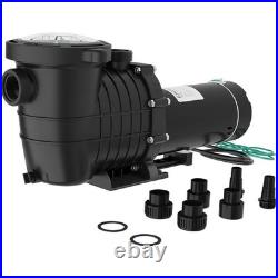 6000GPH Pool Pump 1.5HP 110-120V Above Ground Inground Pump