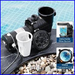 6000GPH Pool Pump 1.5HP 110-120V Above Ground Inground Pump