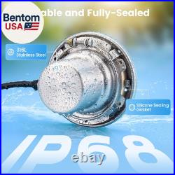 6 Inch Small LED Spa Light for Inground Pool, 120V AC 10W Underwater Pool Light