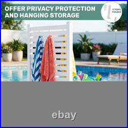 ABORON 320 Gallon Pool Storage Box 60x43x39 Heavy-Duty Organizer Bin