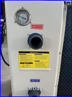 Aaquastrong HEX022 22 000 BTU Heat Pump for 7 000 Gallons Pools 120V White Used