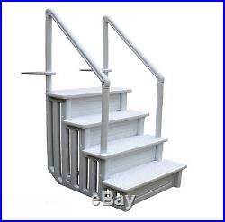 Above Ground Swimming Pool Ladder Heavy Duty Step System Entry non slippery