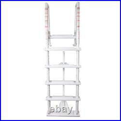 Aqua Select Heavy Duty Resin In-Pool Above Ground Swimming Pool Ladder White Aqua Select Heavy Duty Resin In-Pool Above Ground Swimming Pool Ladder White