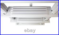 Aqua Select Heavy Duty Resin In-Pool Above Ground Swimming Pool Ladder White Aqua Select Heavy Duty Resin In-Pool Above Ground Swimming Pool Ladder White