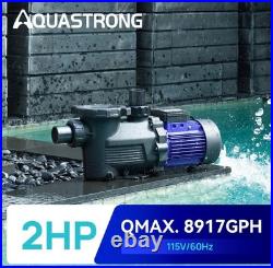 Aquastrong PSP200-HV 2 HP 220V Swimming Pool Pump