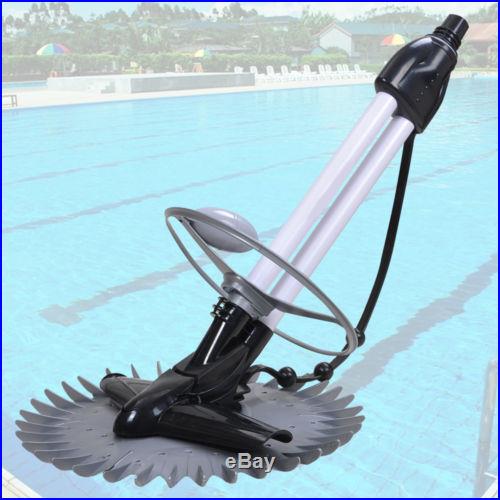 Automatic Swimming Pool Cleaner Inground Above Ground Vacuum Climb Wall 33' Hose
