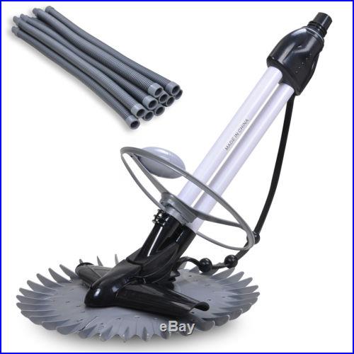 Automatic Swimming Pool Cleaner Inground Above Ground Vacuum Climb Wall 33' Hose