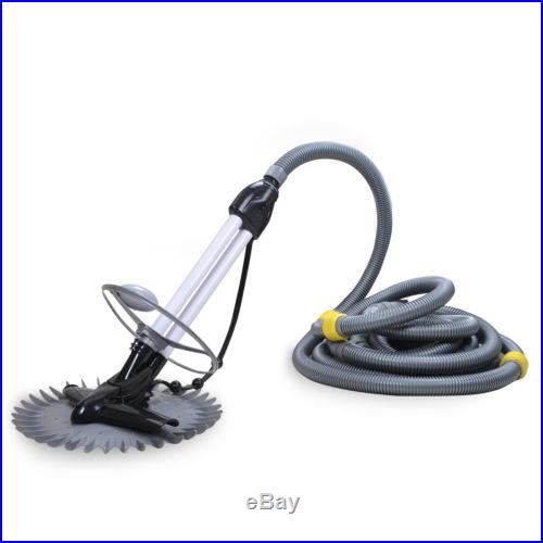 Automatic Swimming Pool Cleaner Inground Above Ground Vacuum Climb Wall 33' Hose