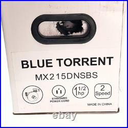 BLUE TORRENT Maxi Pump Dual Port Pool Pump 1.5 HP 2 Speed 110V MX215DNSBS