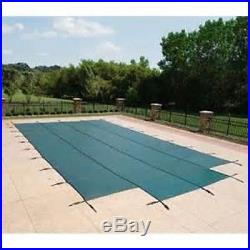 BRAND NEW Mesh Safety Pool Cover with Step Section Blue Green 15 Yr Warranty