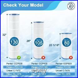 CCP520 Pool Filter Cartridge Replacement for Pentair Clean&Clear Plus 520(4Pack)