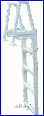 CONFER 635-52 Adjustable In-Pool Above Ground Swimming Pool Sturdy Ladder 48-56
