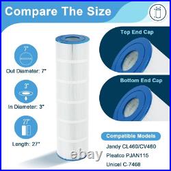 CV460 Pool Filter Cartridge Replacement for Jandy CL/CV Series (4-Pack)