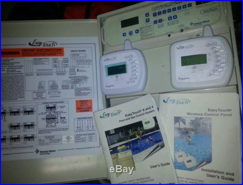 Complete Easy Touch 8 panel pentair equipment, automation panel, wireless remote