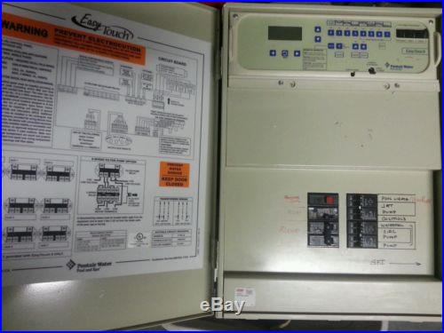 Complete Easy Touch 8 panel pentair equipment, automation panel, wireless remote