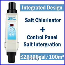 Complete Salt Water Pool Chlorine Generator System for 26000 Gallon Chlorinator