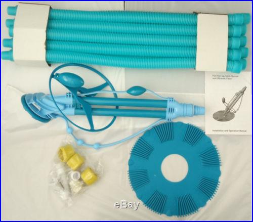 Complete Set Automatic Generic Kreepy Krauly Pool Cleaner Vacuum w/ Color Box
