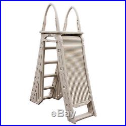 Confer Guard A-Frame Above Ground Swimming Pool Ladder 48-56 Inches 7200