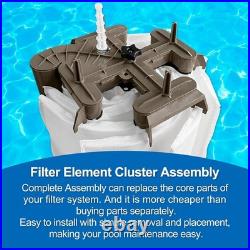 DEX2420DC Filter Element Cluster Assembly Replacement for Hayward DE2420 (5182)
