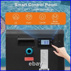 DOEL 17,100 BTU Swimming Pool Water Heater Heating & Cooling 115V Pool Heat Pump