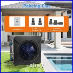 DOEL 17,100 BTU Swimming Pool Water Heater Heating & Cooling 115V Pool Heat Pump