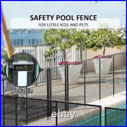 Domi 5'x48' DIY Pool Fence for Inground Pools, Outdoor Pool, Black Pool Mesh Domi 5'x48' DIY Pool Fence for Inground Pools, Outdoor Pool, Black Pool Mesh