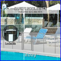 Domi 5'x48' DIY Pool Fence for Inground Pools, Outdoor Pool, Gray Pool Mesh Domi 5'x48' DIY Pool Fence for Inground Pools, Outdoor Pool, Gray Pool Mesh